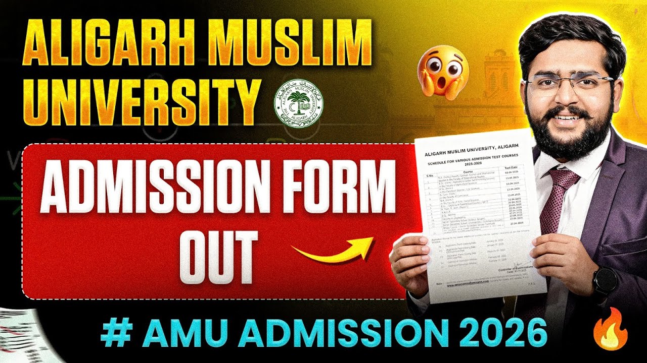 AMU Application Form 2026 OUT ✅ | How to Apply for B.Tech, B.Sc, Class 11, 9 & More