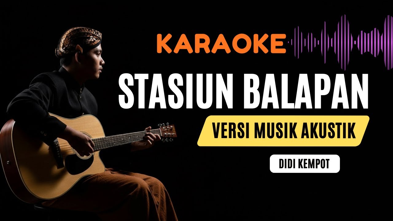 Stasiun Balapan - Didi Kempot | Karaoke Dangdut Versi Musik India Paling Syahdu