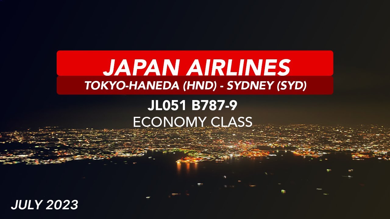 JAPAN AIRLINES: Big thumbs up on service, JAL! | JL051 Tokyo - Sydney | Economy Class | Trip Report