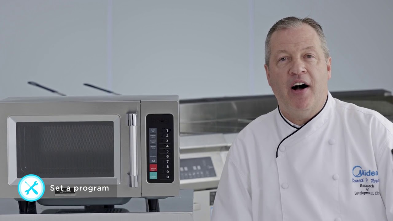 Midea Demonstration Videos on 1025F0A 1025F1A Commercial Microwaves