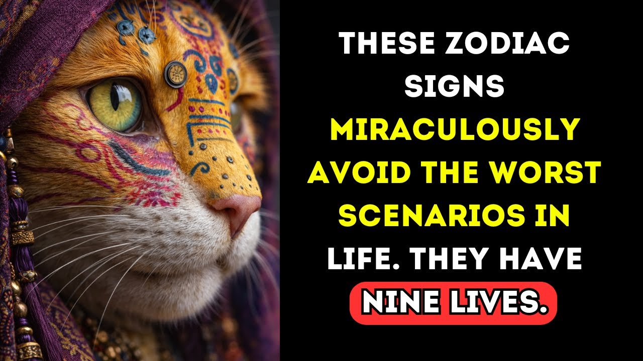 These zodiac signs miraculously avoid the worst scenarios in life. They have nine lives.