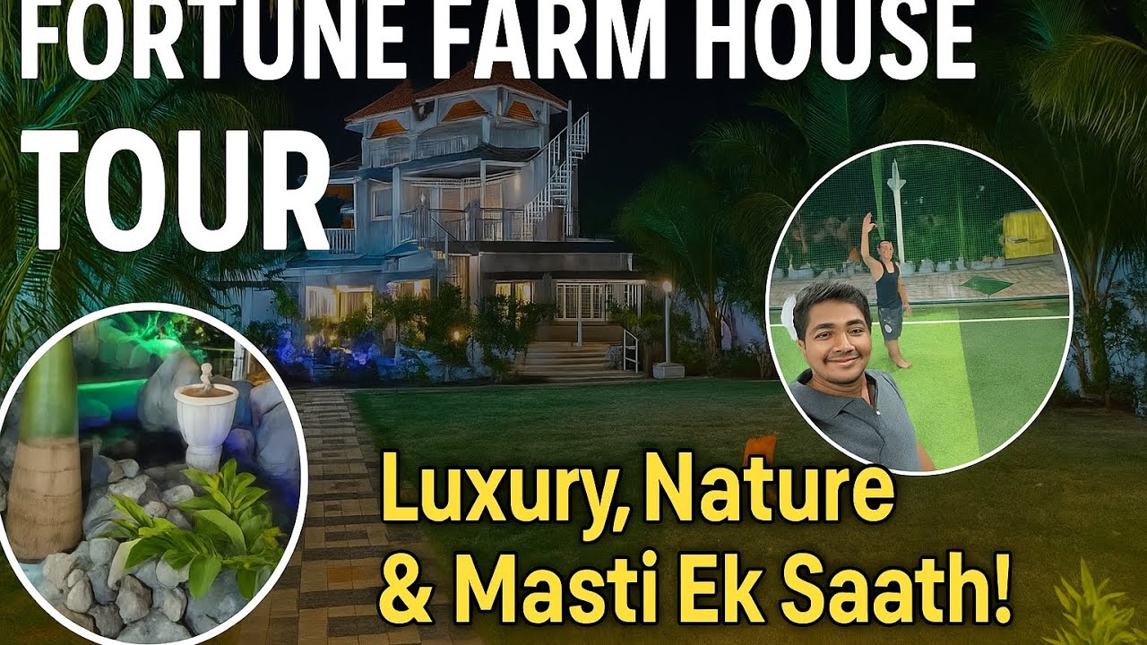 Fortune Farm House |Natural, Swimming Pool, Turf & Mazaidar Vlog | Daulatabad, Aurangabad