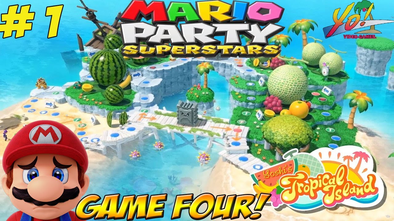 Mario Party Superstars! Game Four! Breaking the Mario Curse! Part 1 - YoVideogames