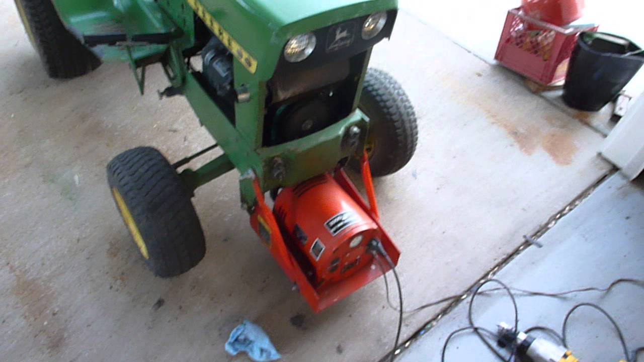 John Deere 140 with Pincor Generator