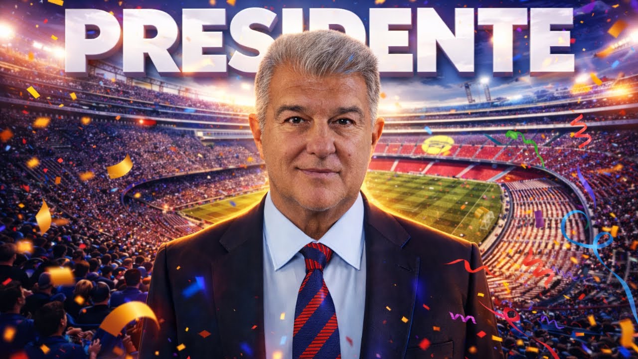 OFICIAL: ¡¡LAPORTA PRESIDENTE del BARÇA!! 