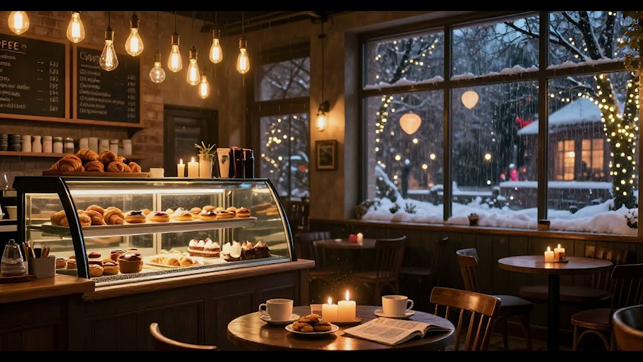 Smooth Jazz Cafe Ambience ☕ Relaxing Jazz Music for Studying, Working & Chill Vibes