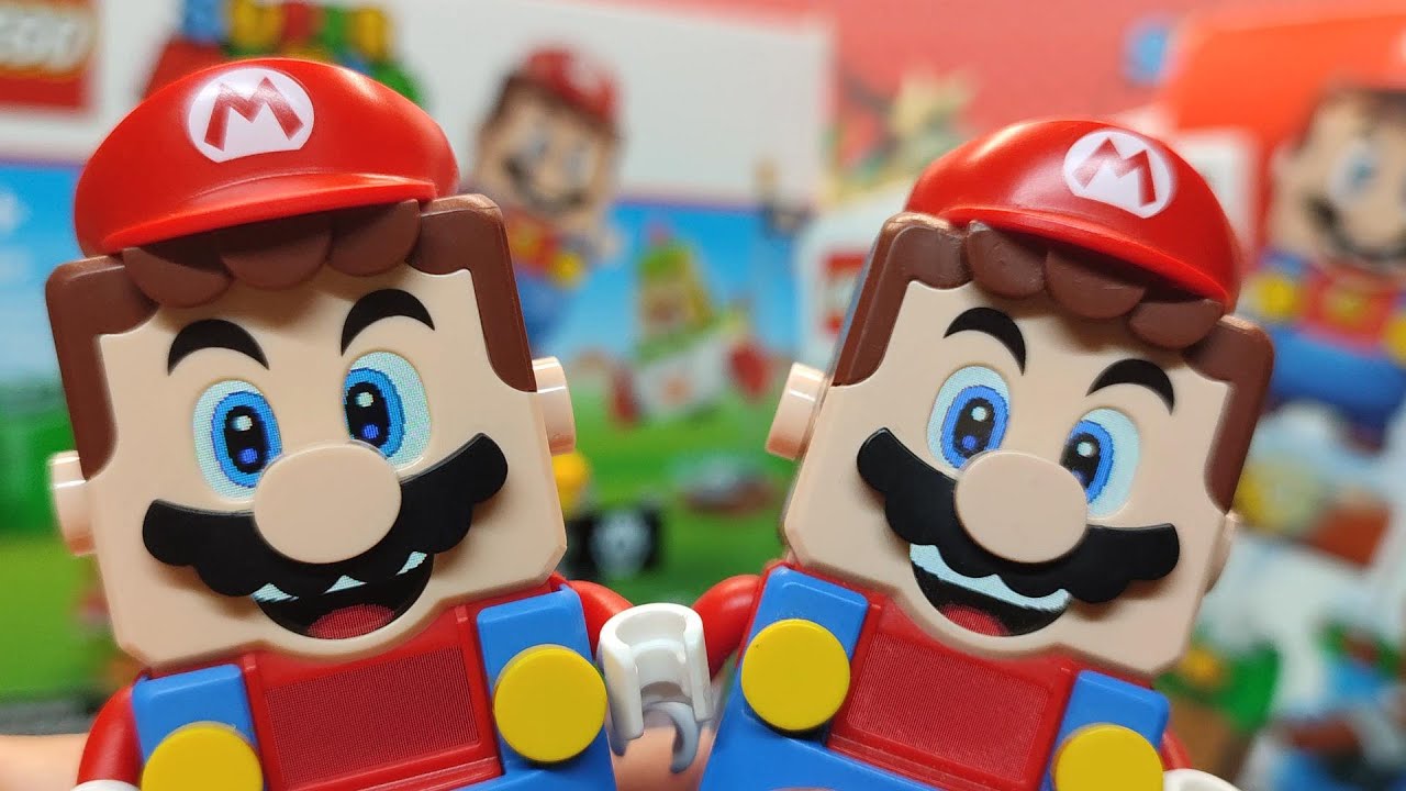 LEGO Mario can connect the New LEGO Super Mario with the old version?
