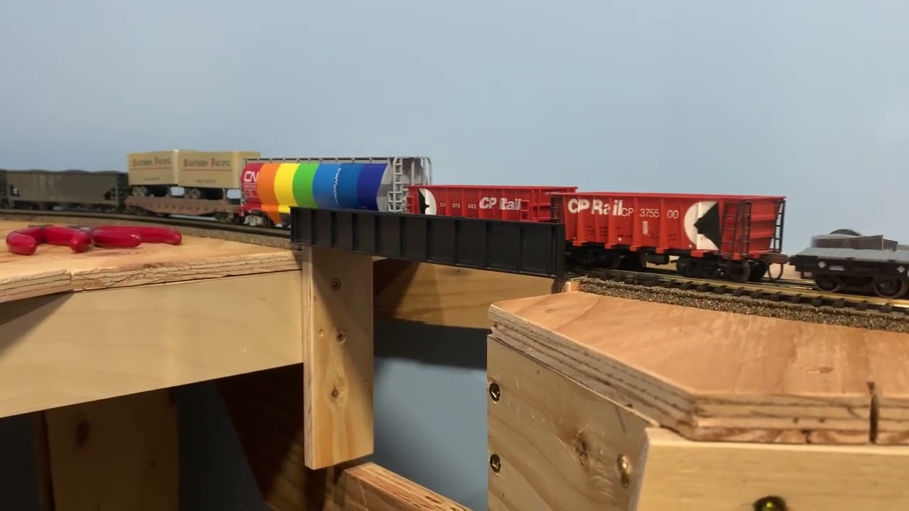 Ho scale bridge in full
