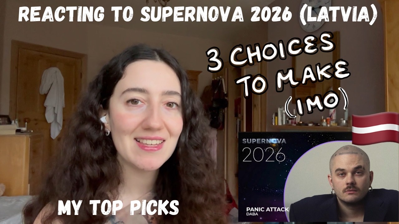 LATVIA ‘SUPERNOVA’ 2026 - REACTING TO THE LINEUP (LATVIAN NATIONAL FINAL 🇱🇻)