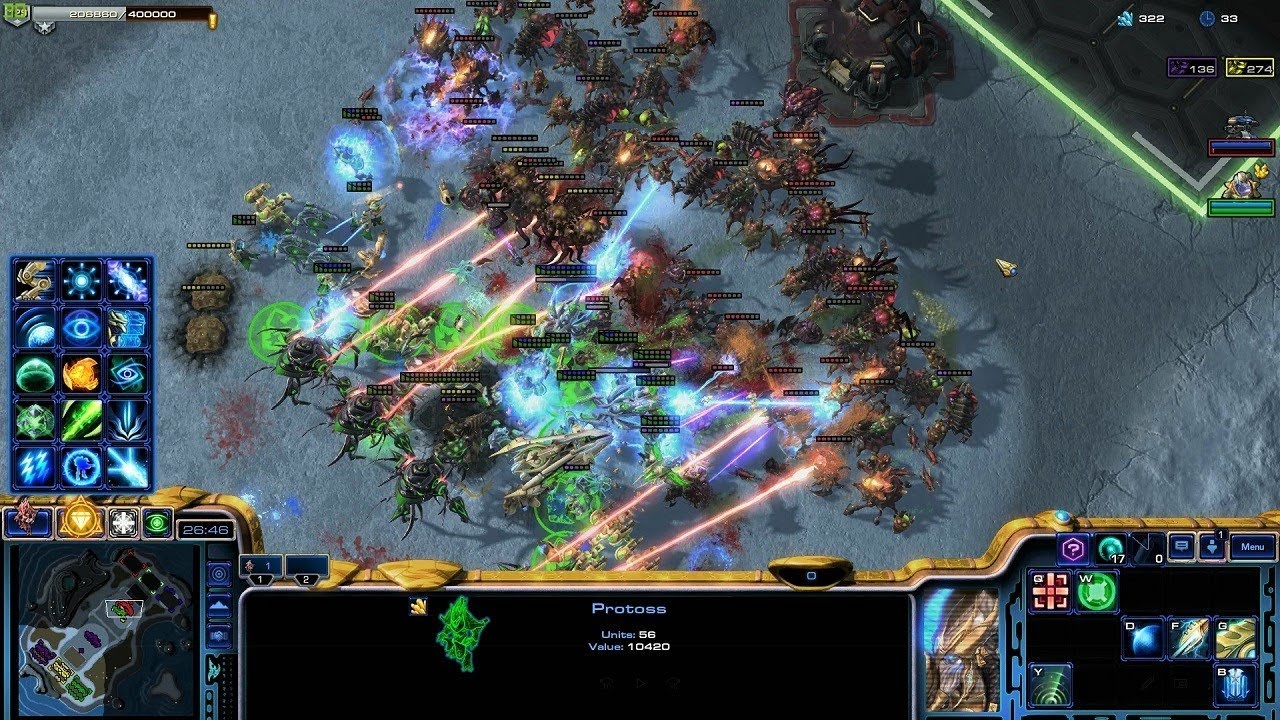 Starcraft 2 - Arcade - Direct Strike - 3vs3 - Protoss - #224