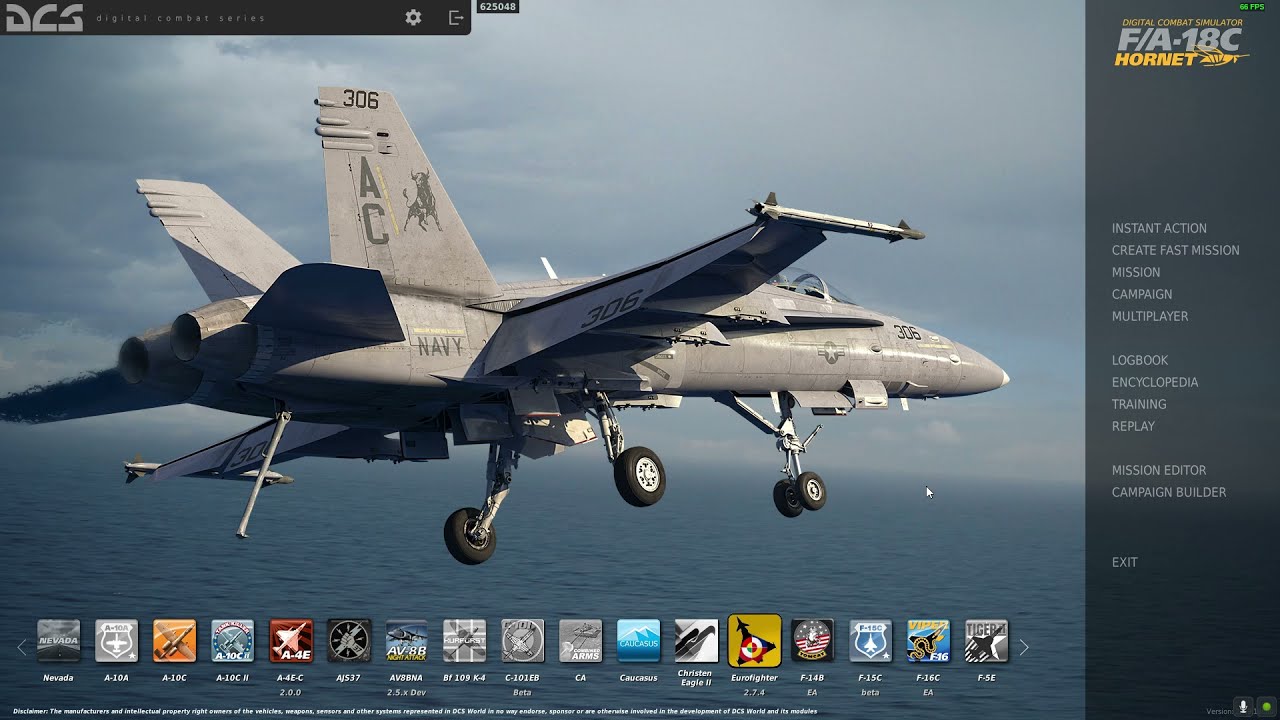 Установка мода &laquo;Чистая кабина&raquo; для DCS F18