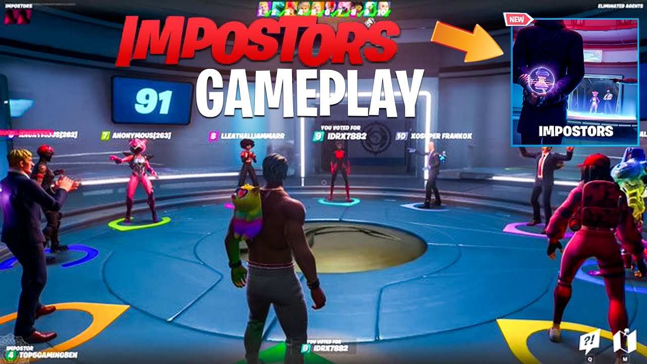 FORTNITE IMPOSTERS GAMEPLAY - SEASON 7