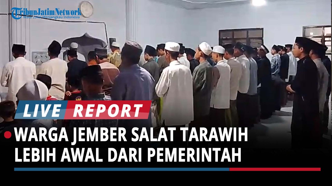 Warga Jember Salat Tarawih Lebih Awal dari Pemerintah, Pakai Metode Hitung Khas Kiai Sepuh