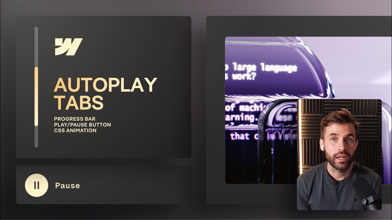 Autoplay Tab-Karussell mit Progress-Bar und perfekten Animationen