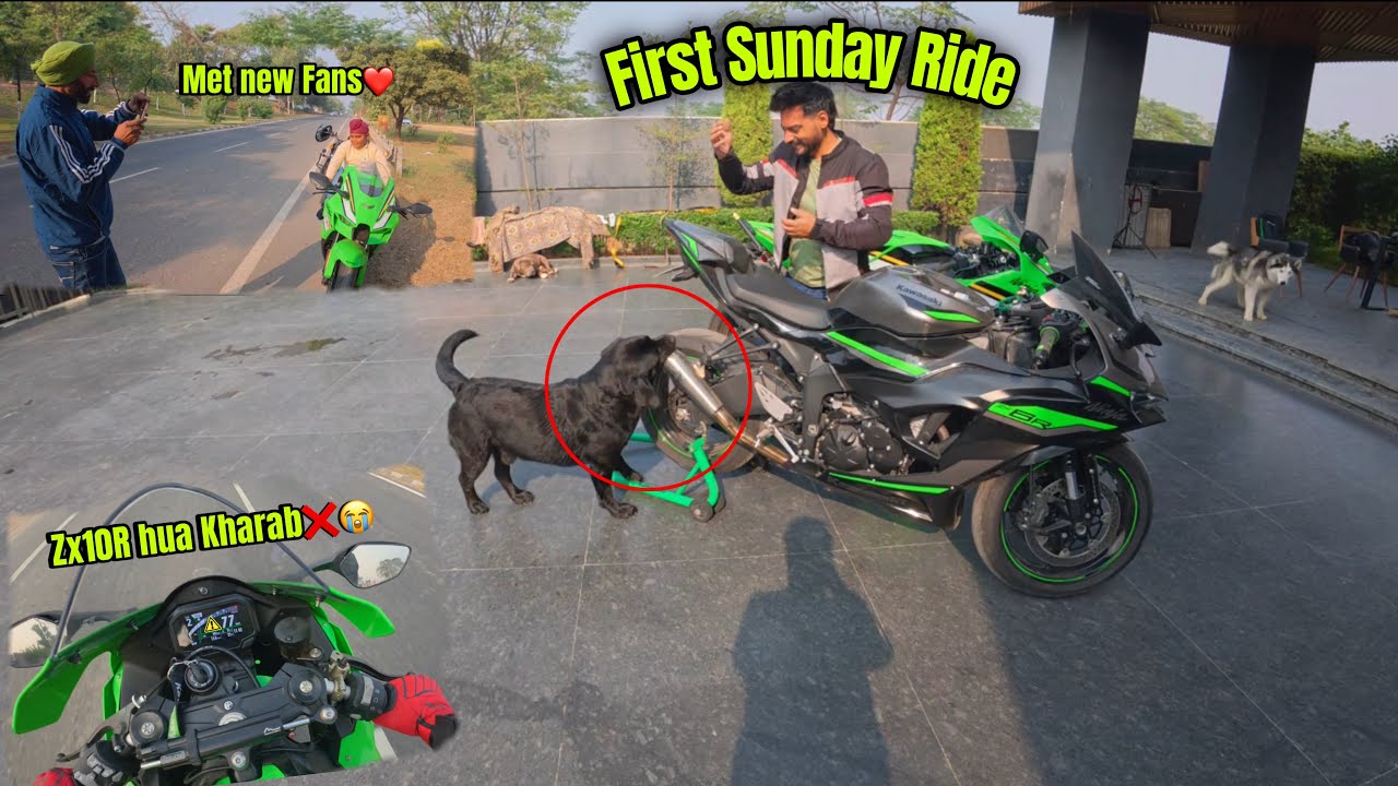 First Sunday,Ride meh hi zx10R he huya kharab😡😤| Meetup Kardiya ❤️Sath meh 