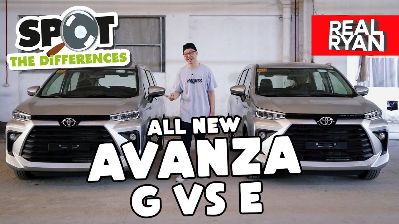 TOYOTA AVANZA 2022 G VS E COMPARISON PHILIPPINES