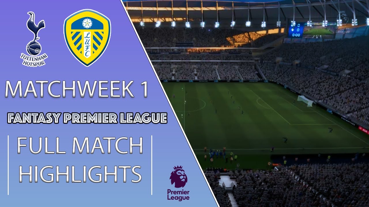 FIFA 21 | Tottenham v Leeds / CPU v CPU / Premier League Full Match Highlights