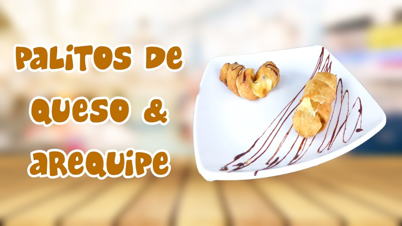 PALITOS DE QUESO CON AREQUIPE | Postres by Goyito