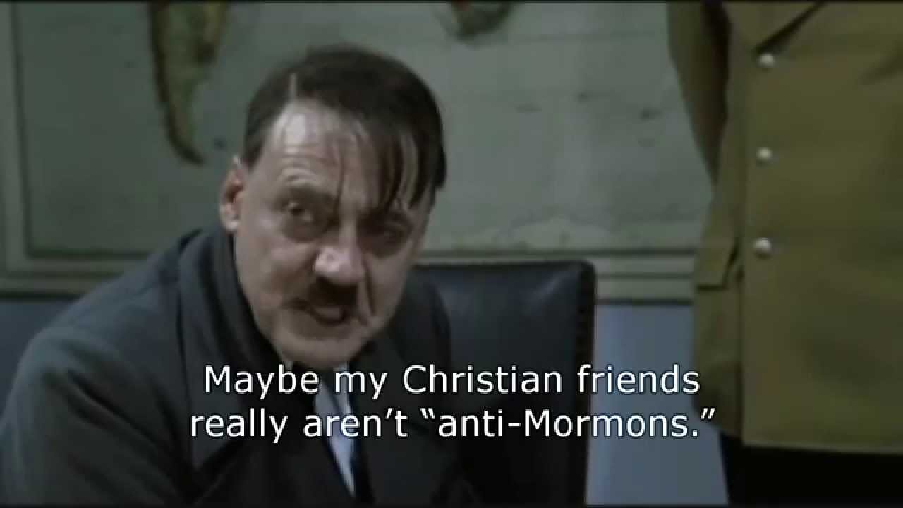 Hitler finds out about Joseph Smith's 40 wives.