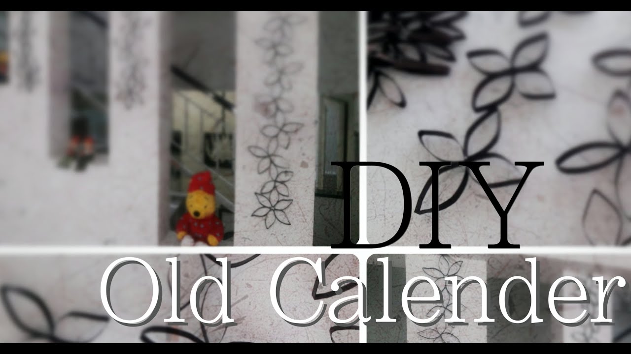 DIY Room or Home Decoration / Recycled Old Calendar Into Wall Decorations
