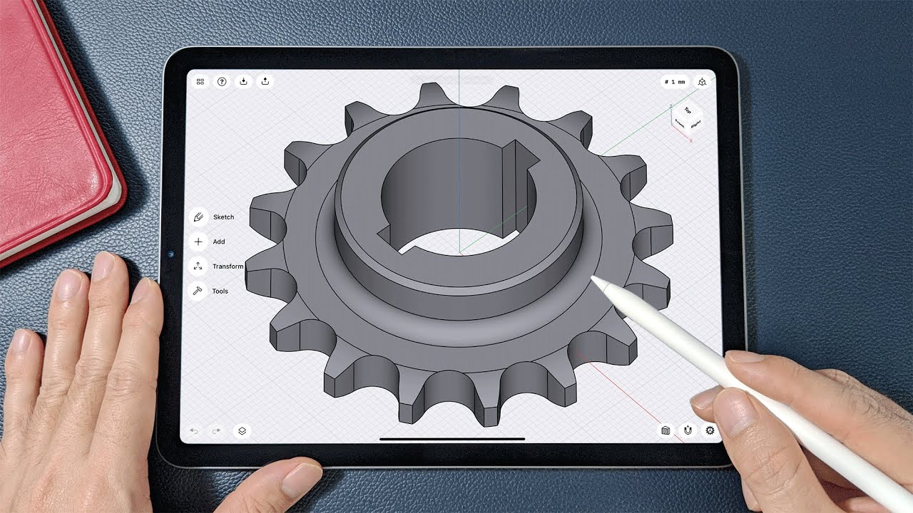 Modeling a Sprocket on iPad | Shapr3D