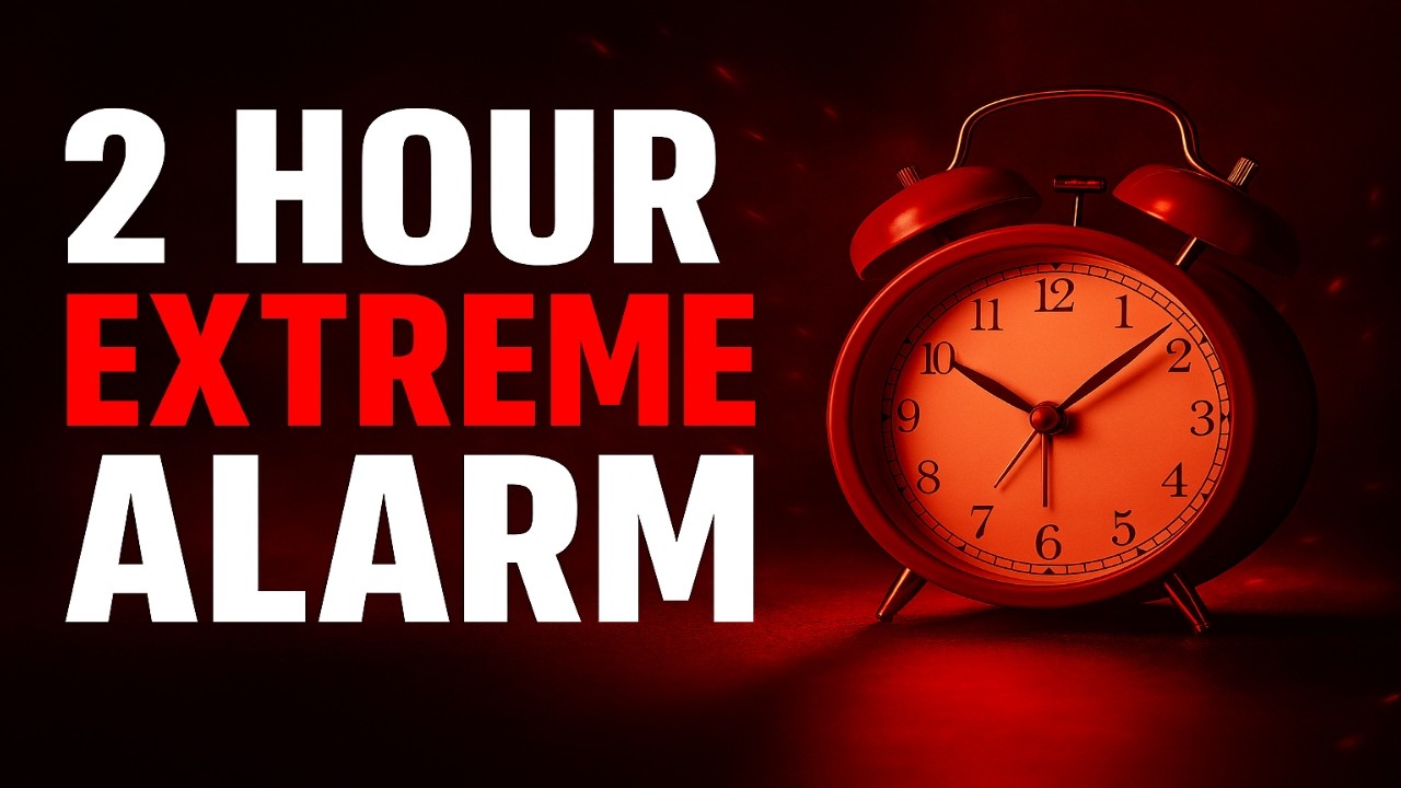 2 Hour Timer ⏰ EXTREME LOUD Alarm for Heavy Sleepers