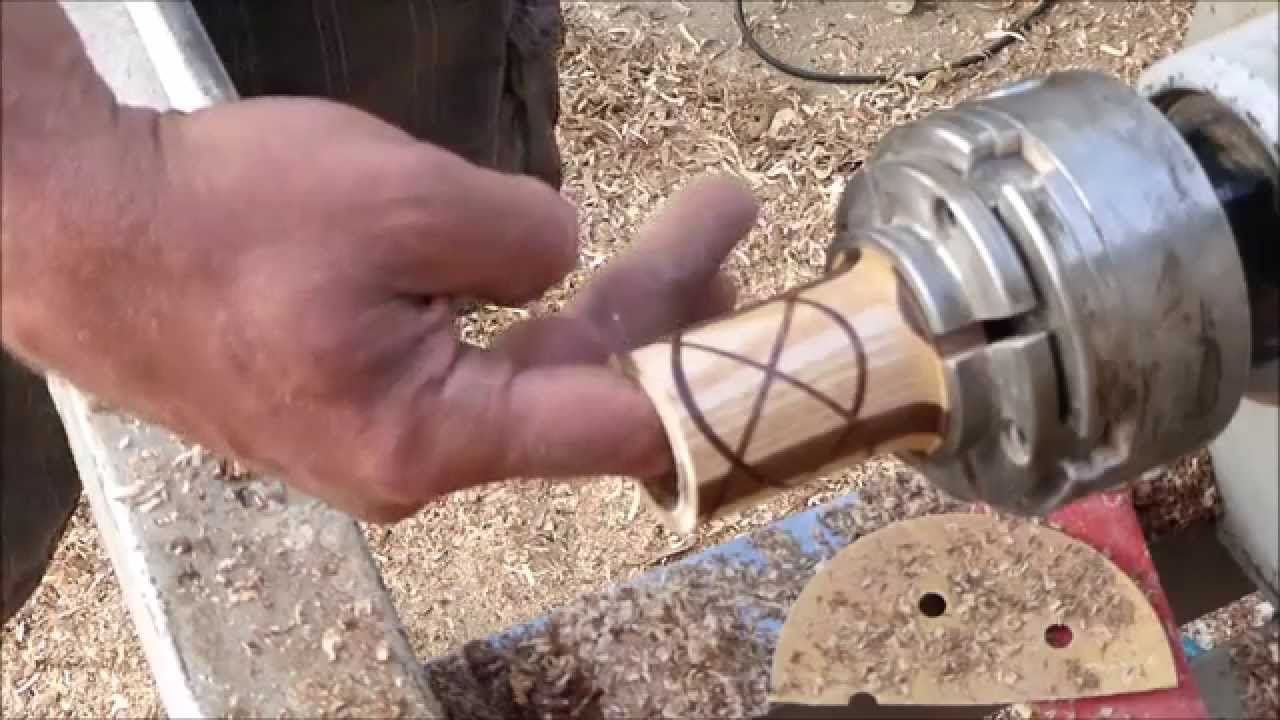 Wood Turning With Naked Turner Celtic Knot Canister