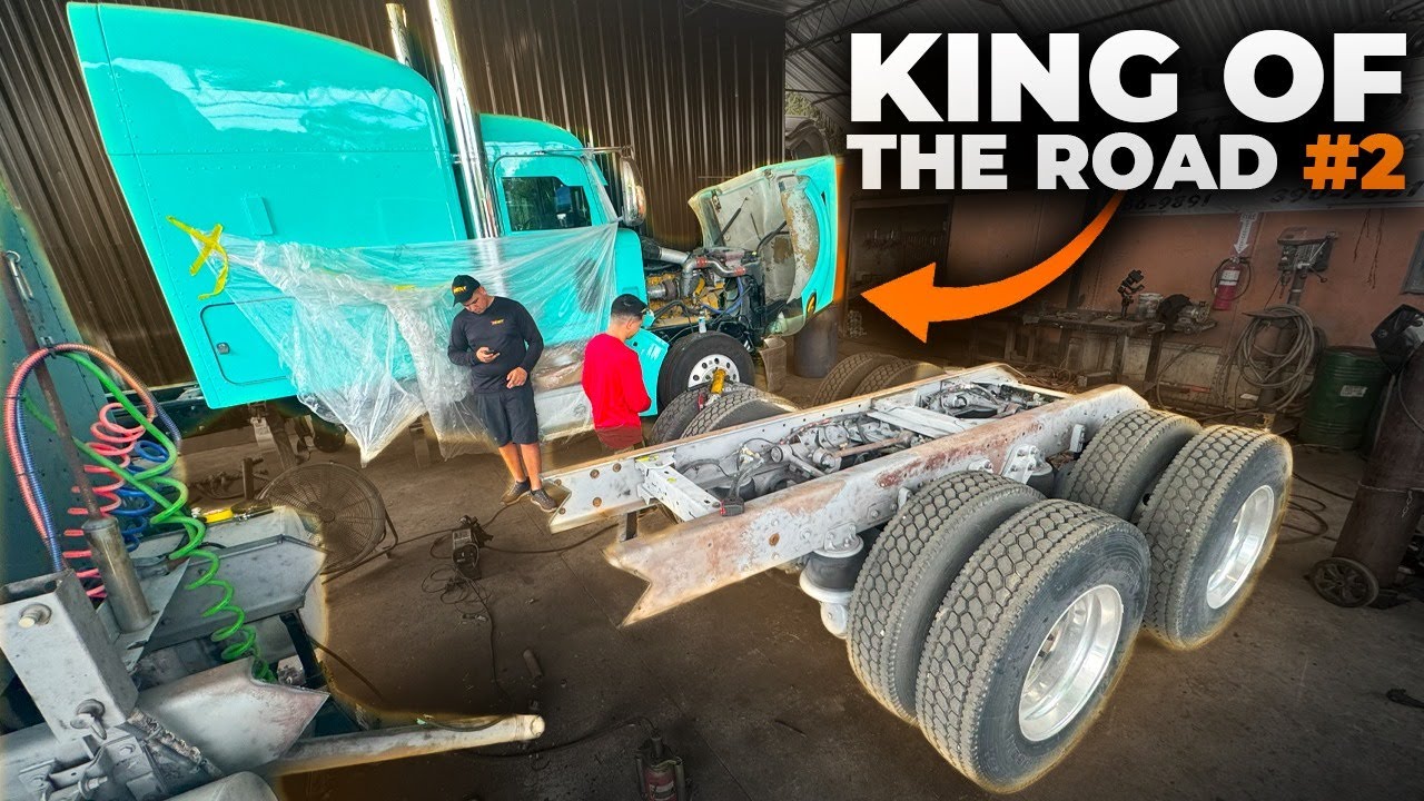 King of the Road: Frame Stretching a 2000 Kenworth W900L 305 INCHES 🔥