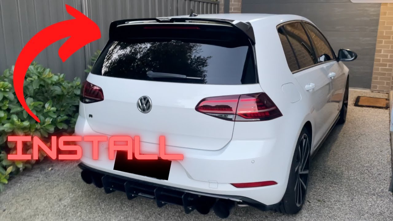 Oettinger Spoiler Install Golf R Mk7.5