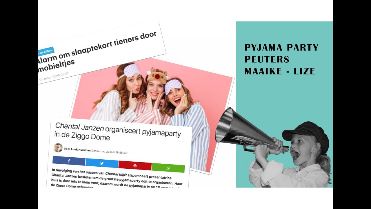 Peuters - Pyjama Party - Maaike & Lize