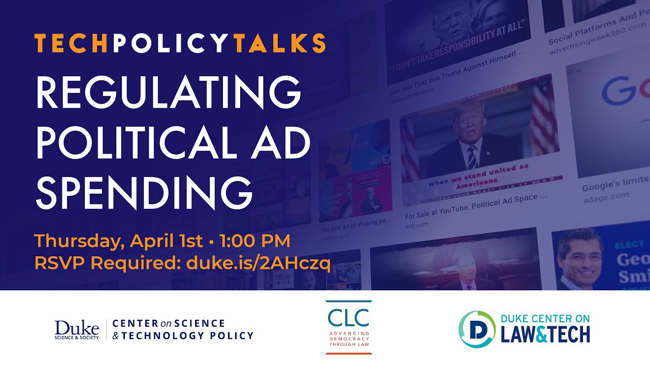 Tech Policy Talks: Regulating Political Ad Spending