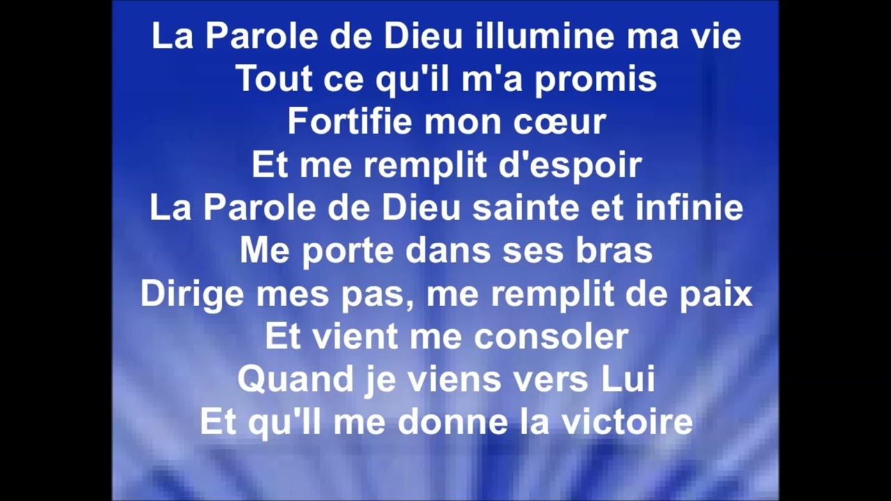 LA PAROLE DE DIEU - Vénéssia Ferret (cover Ricardo Montaner)