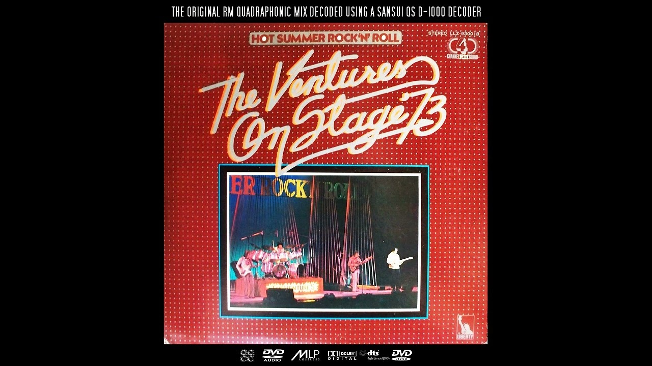 The Ventures -  On Stage '73 - QS Quadraphonic LP, 4.0 Surround
