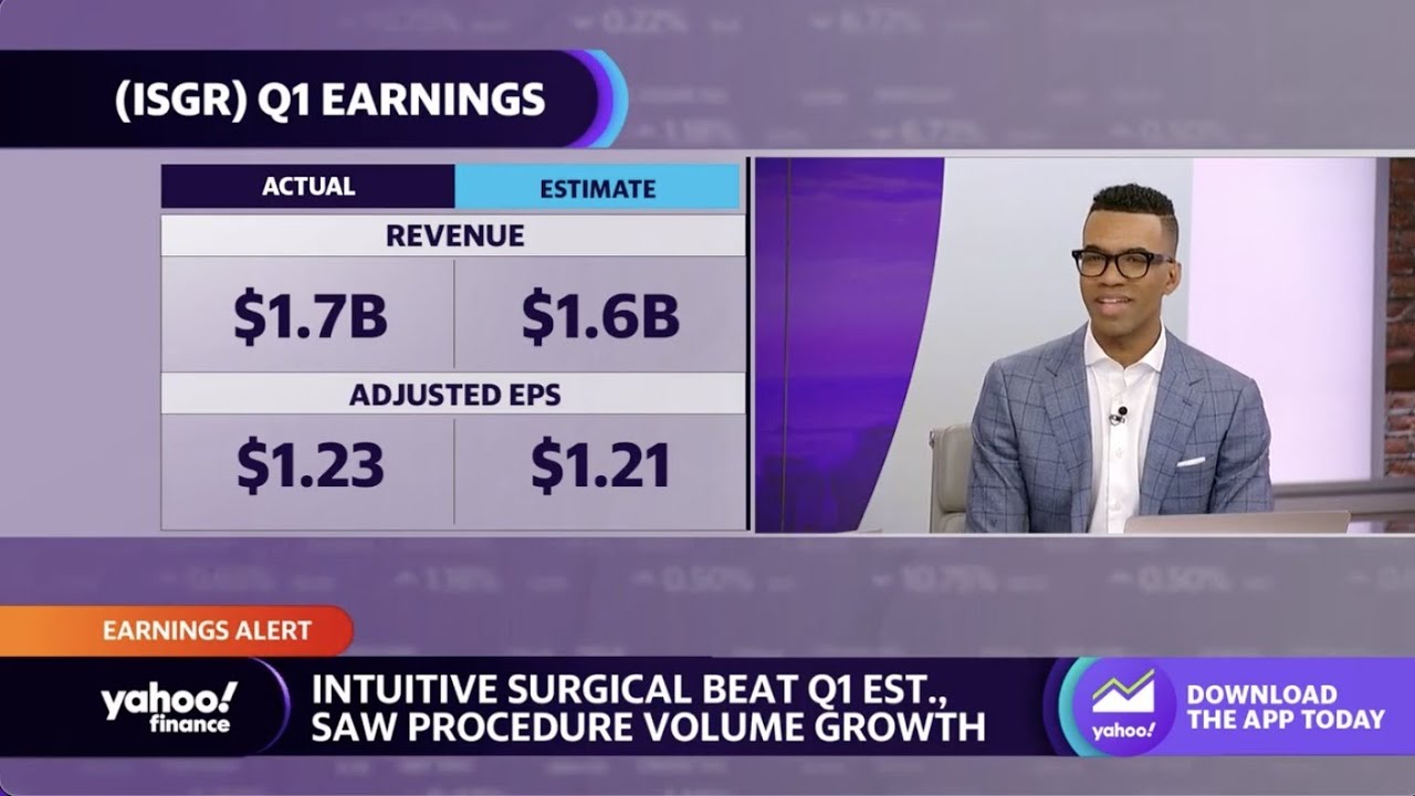 Intuitive Surgical stock rises on Q1 earnings beat
