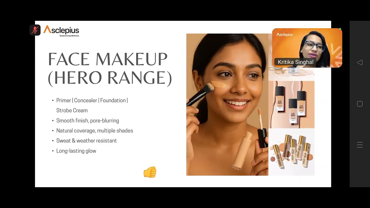PRODUCT TRAINING Beauty and Makeup (SNISS Cosmetics) by KRITIKA SINGHAL Date: 24.01.2026