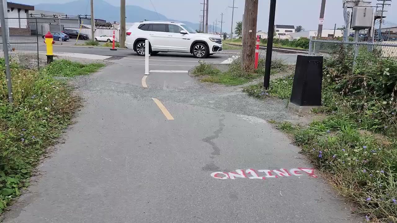 Walking on the streets of Chilliwack, BC, Canada