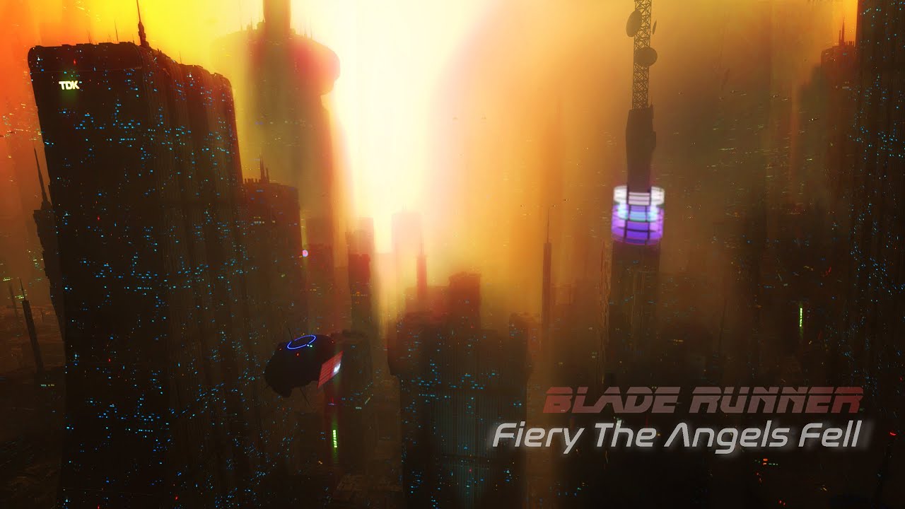 Blade Runner | FIERY THE ANGELS FELL | DARK AMBIENCE for Work, Study and Relaxation - 8 Hours