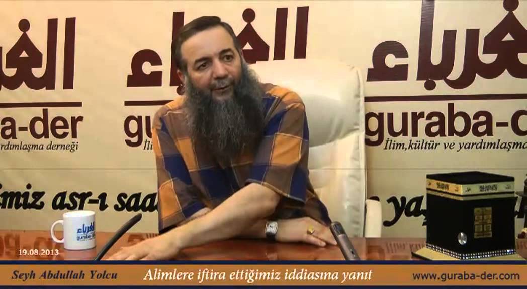 Alimlere iftira ettiğimiz iddialarına yanıt