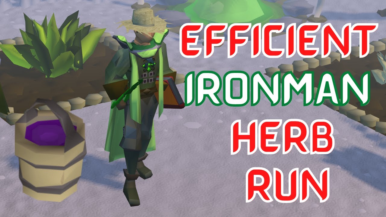 Efficient Ironman Herb Run Guide | OSRS