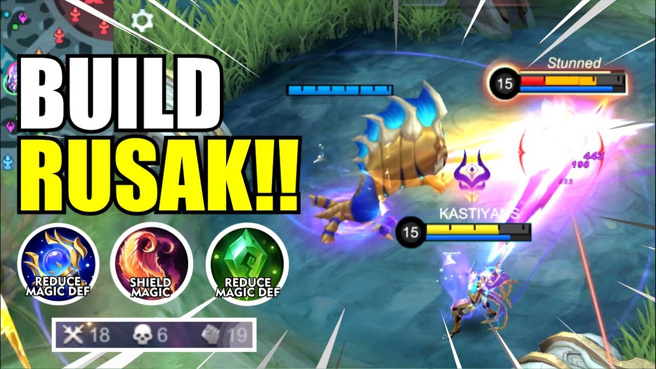 18 KILLS IS REAL DAMAGE BUILD INI BROKEN PARAH TOP GLOBAL ZHASK 2025 BEST BUILD GAMEPLAY TUTORIAL ML