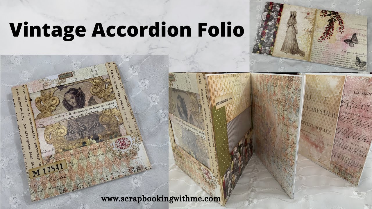 NEW ACCORDION FOLIO JOURNAL ~ MADE FROM JUNK MAIL & 12X12 PAPER