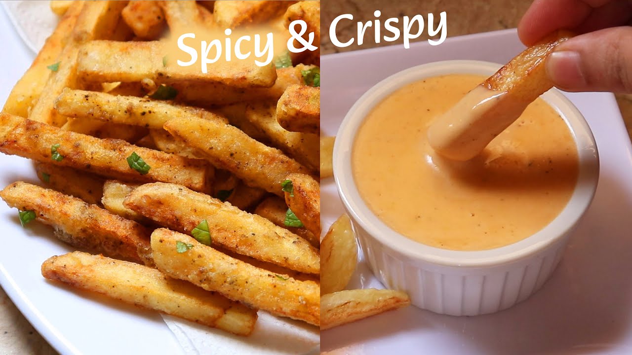 French Fries | Crispy French Fries | making French Fries at home | Flavored French Fries | Sauce
