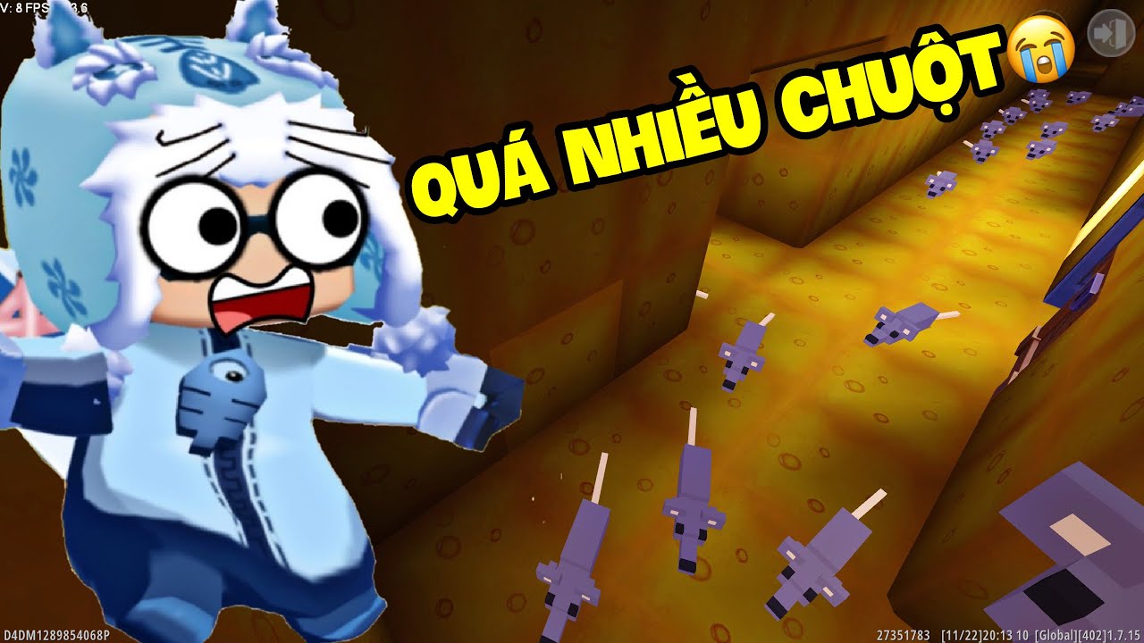 HÃY CHẠY TRỐN KHỎI HANG ĐỘNG CHUỘT QUÁI GỞ TRONG MINI WORLD | MEOWPEO