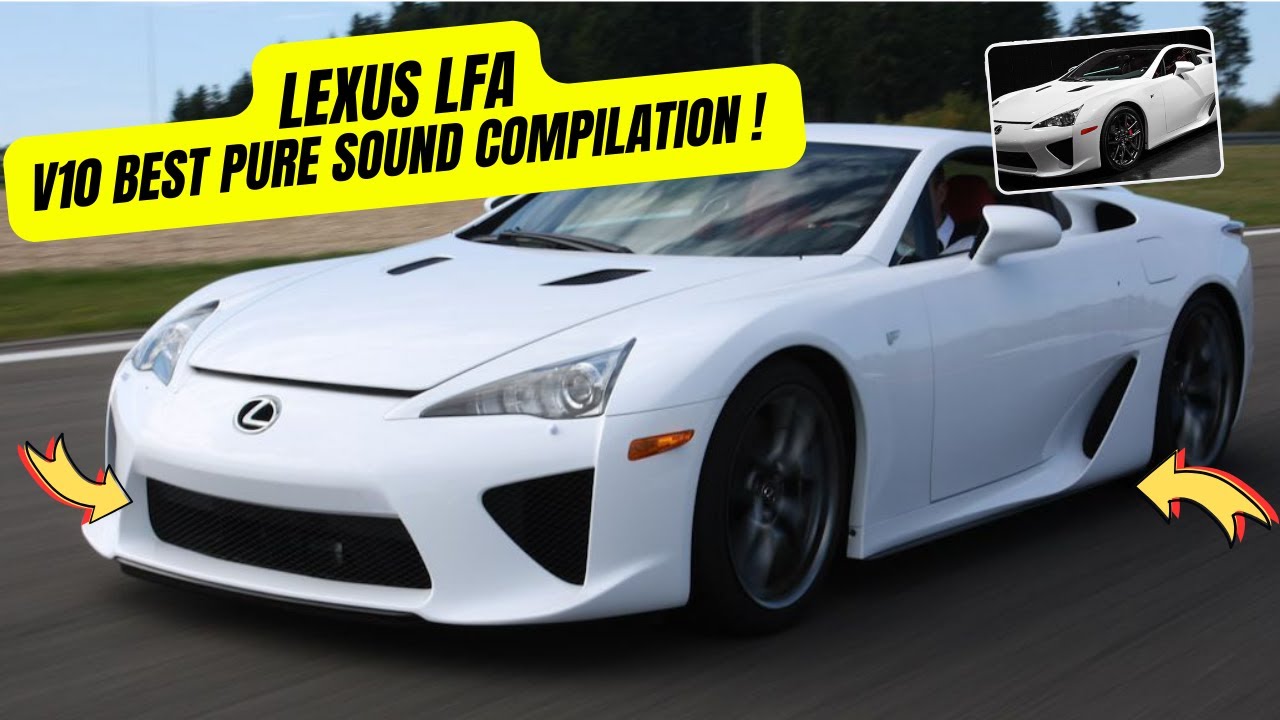 Lexus LFA V10 best sound (Start up, pure sound, Flyby) Compilation sound