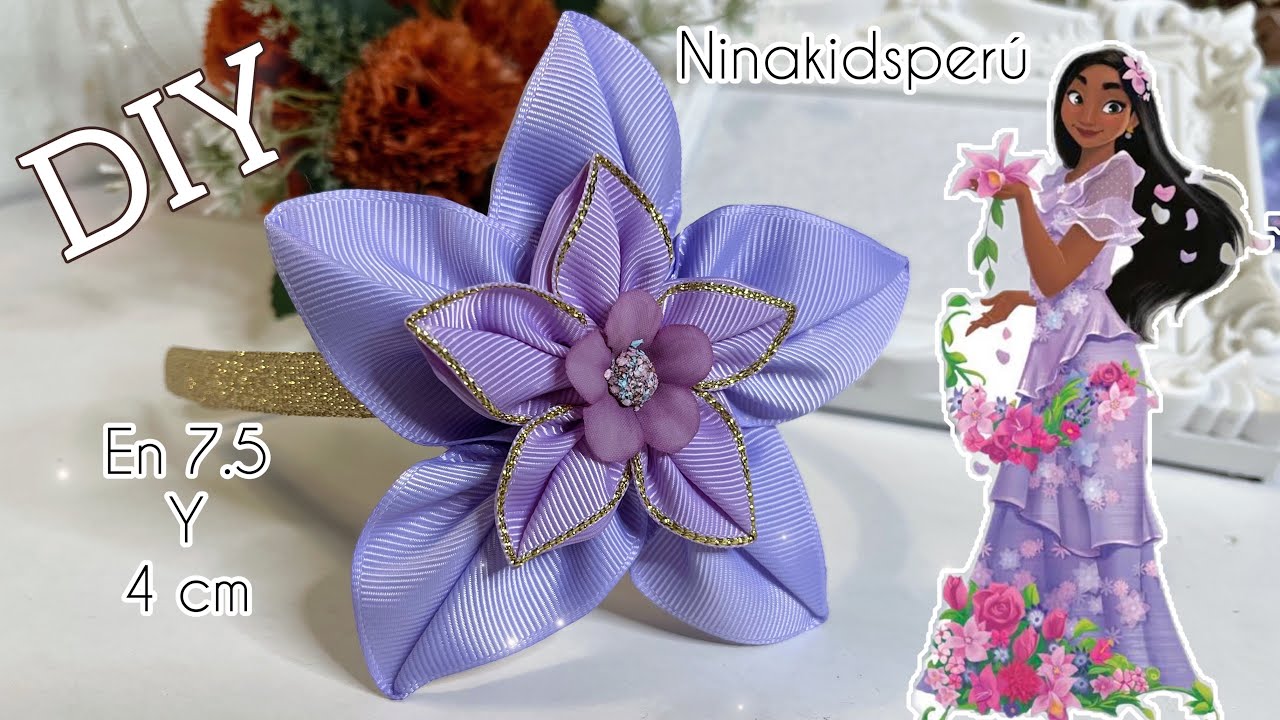 Como hacer la FLOR DE ISABELLA DE ENCANTÓ #flor #pétalo #encanto |DIY How to make Isabella's flower