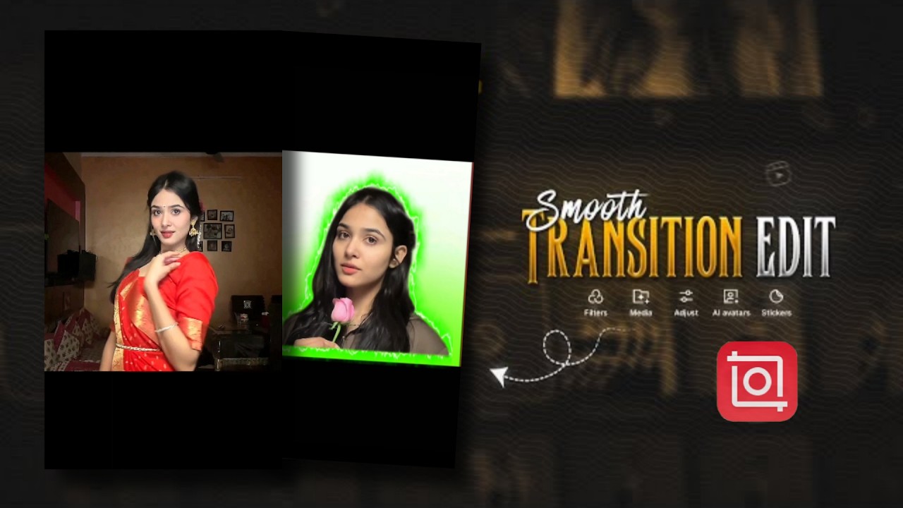 How to smooth video Editing tutorial | Trending Kajal image photo Editor inshot in viral video