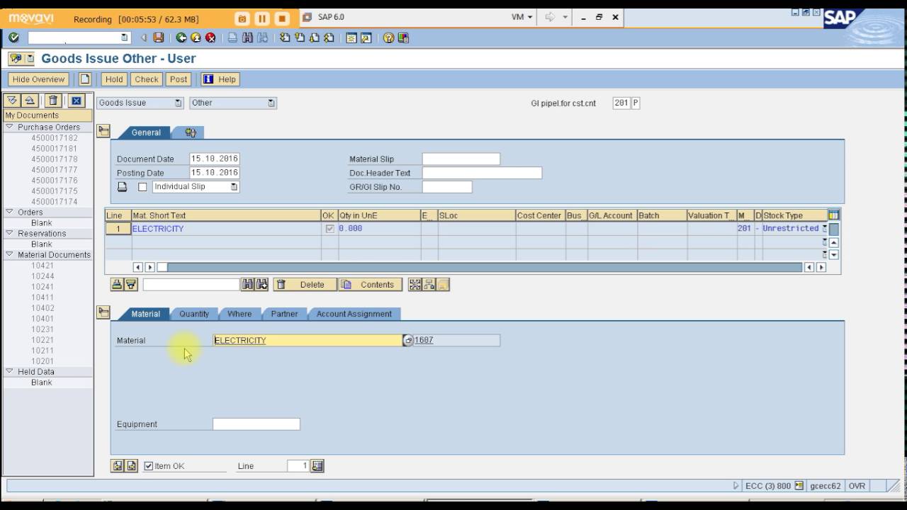 SAP MM LIVE PROJECT - Pipeline Procurement