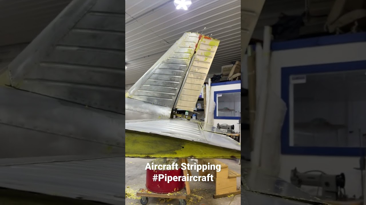 Stripping an Aircraft #airplanes #planes #piperaircraft #airplane #aviation #aviationlovers