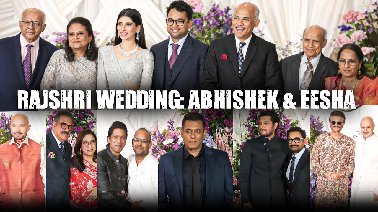 Sooraj Barjatya's Daughter LIVE Wedding: Salman Khan, Hrithik, Shahid, Aamir, Rani, Ananya & Janhvi