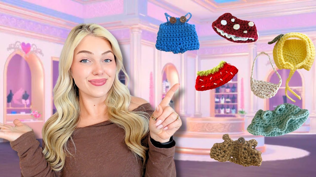 CROCHETING MY MONSTER CUTE CLOTHES - crochet with me VLOG